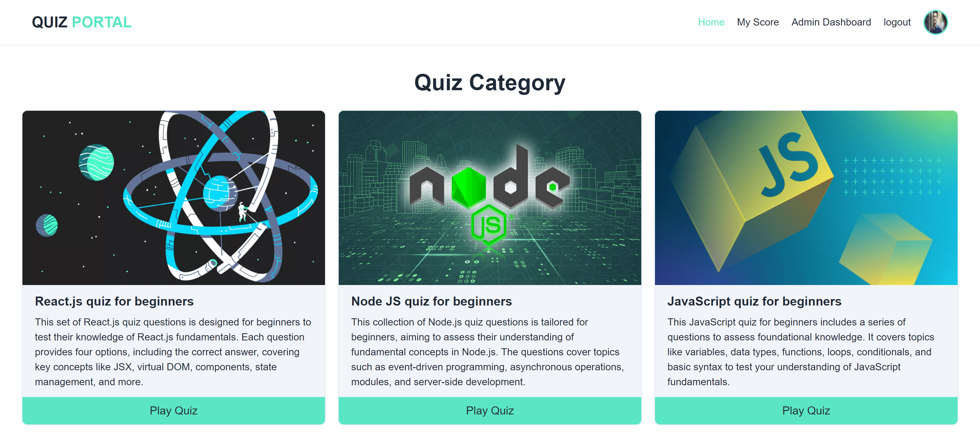 Quiz Portal